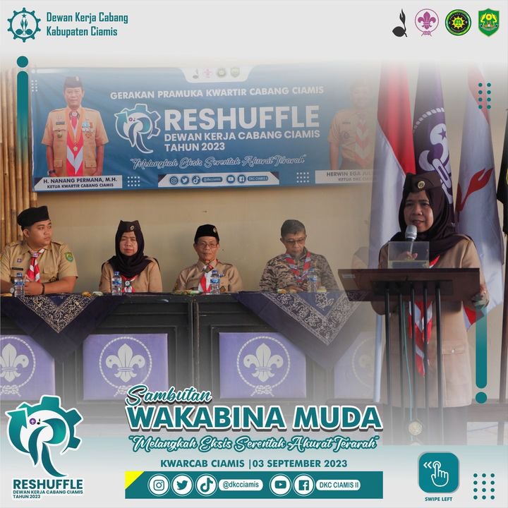 dkcciamis's tweet photo. SAMBUTAN WAKA BINAMUDA| Reshuffle dewan kerja cabang ciamis tahun 2023
Oleh kak Hj. Elis Darliah, M.Pd.I https://t.co/HiXyTtOLmd