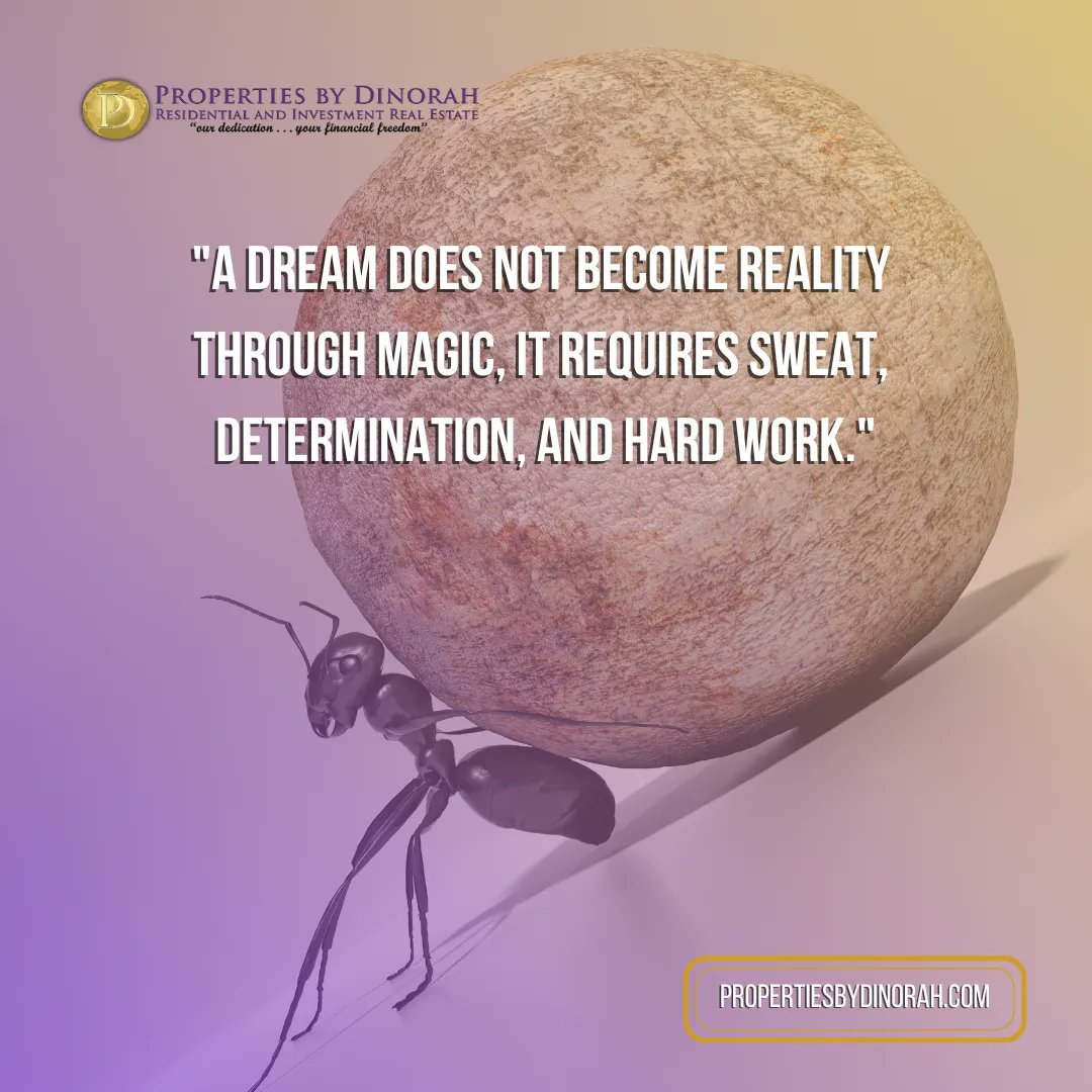 DiCarmenate's tweet photo. "A dream does not become reality through magic, it requires sweat, determination, and hard work." 

#propertiesbydinorah #santaanahouses #dinosellssantaana #santaanahouseforsale #santaanasellers #santaanabuyers #ochousing #ochouseforsale #orangecountysellers #santaanarealestate https://t.co/QnEYhG5xm9