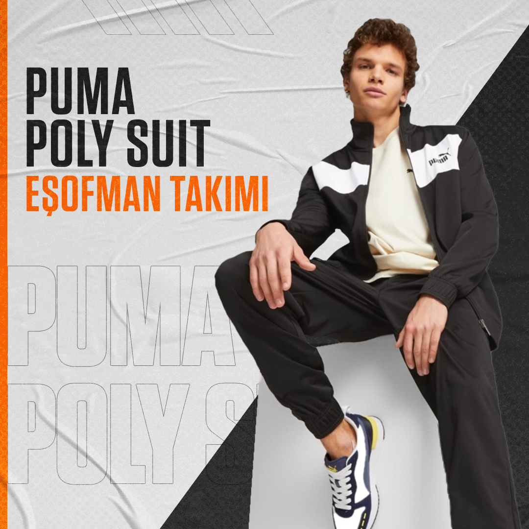 Puma Poly Suit Eşofman Takımı, uyumlu kesimi ve öne doğru uzanan yan dikişleri ile hareket özgürlüğü sunar. Tam boy fermuarlı eşofman üstünün göğüs kısmında atletik stilden ilham alan renk blokları yer alır. 💪
.
.
.
#Fitmoda #Fitmodacom #Puma #EşofmanTakımı