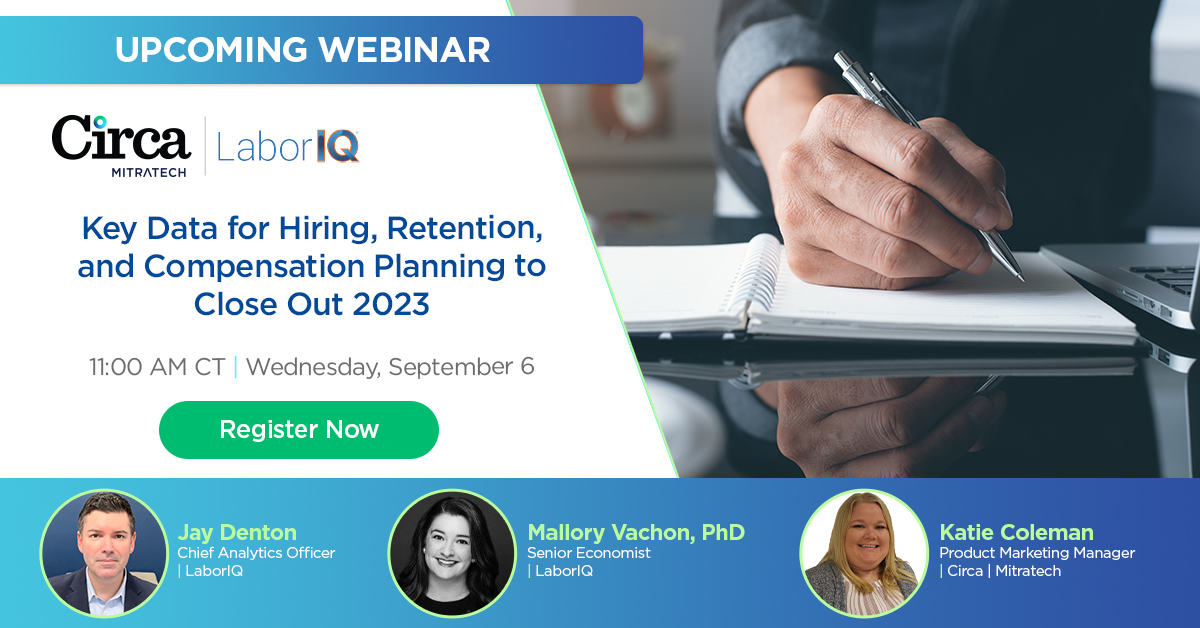 circa_works's tweet photo. Join us tomorrow at 11 AM CT with Jay Denton, Chief Analyst at LaborIQ, and Mallory Vachon, Ph.D., Senior Economist at LaborIQ as they provide actionable insights into navigating the labor shortage and compensation demands of 2023. Register today: https://t.co/M4rFbupikd https://t.co/MI0kqxTs7e