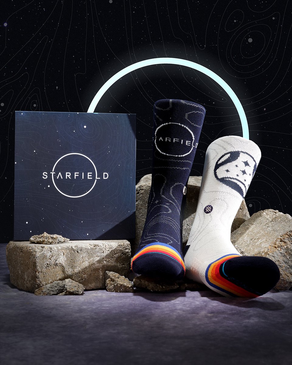 We're excited to be partnering with Bethesda Game Studios on Starfield, an exciting new next-generation rpg where you embark on a journey to answer humanity’s greatest mystery.

Jump in with our special-edition box set from this highly anticipated game.

stance.com/collaborations/