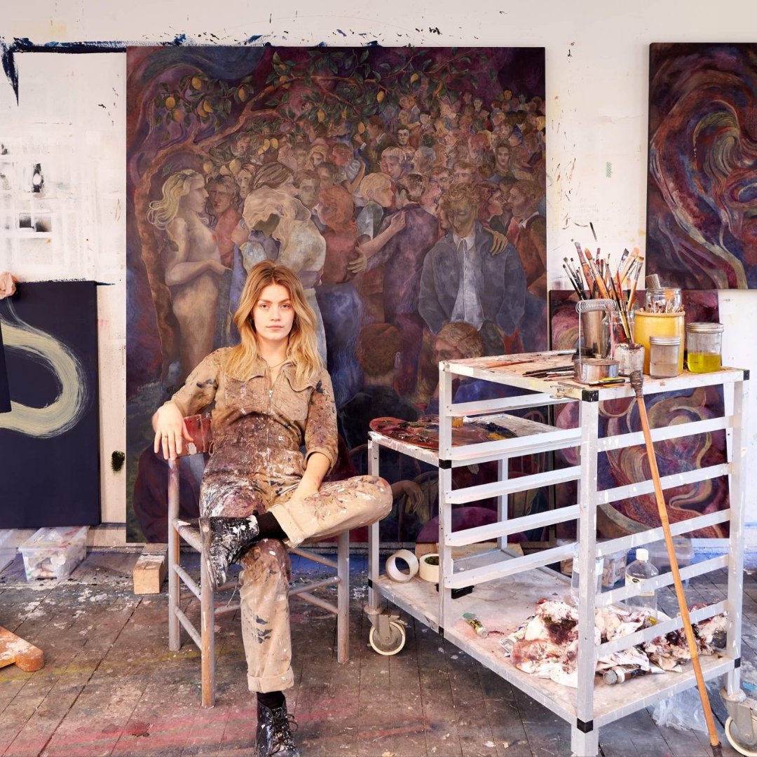 icamiami's tweet photo. #RecentAcquisition ✨Eva Helene Pade’s large paintings explore the emotions and intensity of human relationships. Her figures talk, dance, and embrace in various settings, from bedrooms to nightclubs and busy crowds.
Click the link to learn more!
https://t.co/bgnkyJIMR1 https://t.co/sFtkpTNvel