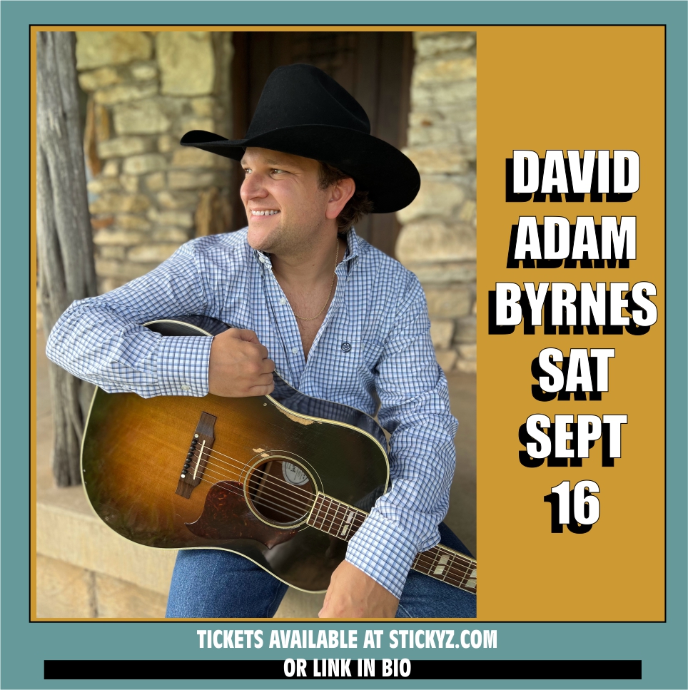 Only a few more days until one of Arkansas' own comes back home. Don't miss <a href="/davidadambyrnes/">David Adam Byrnes</a> on Saturday Sept 16. We still have a handful of tables available >> ow.ly/TZA350PHAoo