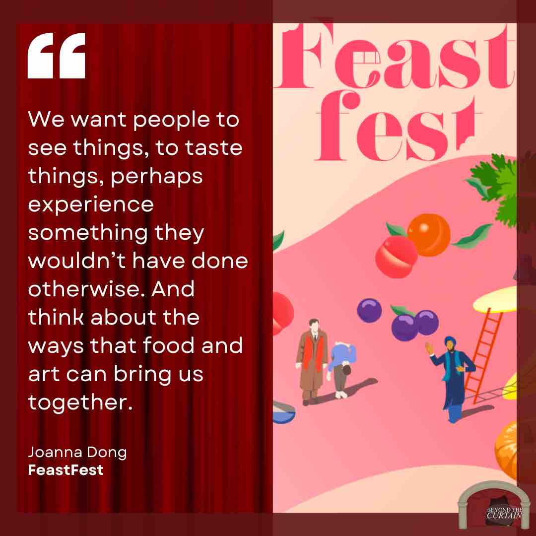 beyondcurtain12's tweet photo. Interview: 
Chatting with Joanna Dong, the director of FeastFest and James Ireland of @BradanTheatre about this years @FeastFestLondon which runs in East London between September and November.

https://t.co/kCvnElrd2U https://t.co/tF8zCwC8QA