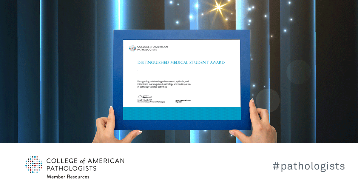 The CAP Distinguished Medical Student Award honors exceptional medical students dedicated to advancing pathology knowledge and engagement. In 2023, an unprecedented 42 medical students from across the United States received the award.

Learn more:  brnw.ch/21wCia8