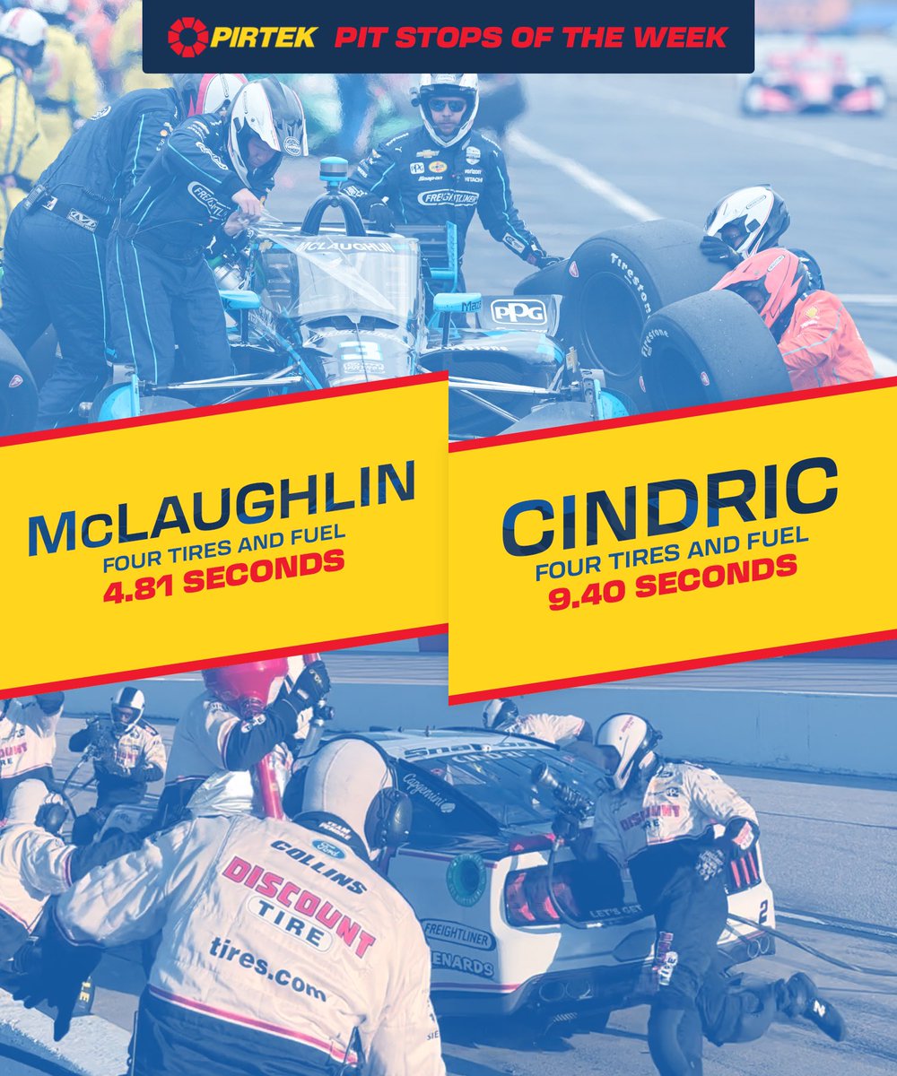 Team_Penske's tweet photo. Hot stops all weekend long.

RT to congratulate the No. 3 and No. 2 teams on their performances.

@PIRTEKUSA | Pit Stops of the Week https://t.co/EsA4Pooumi