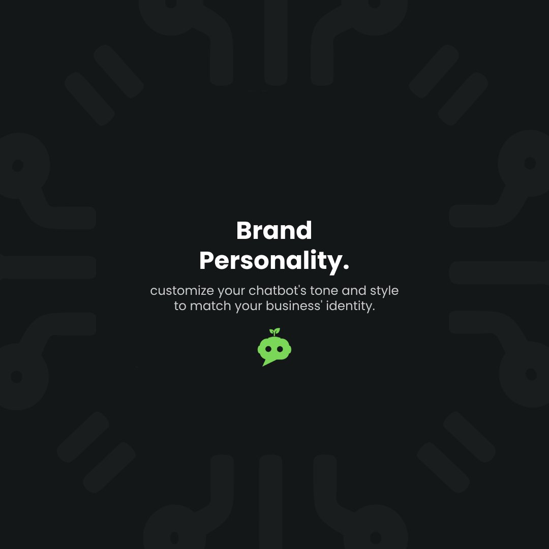 BotSproutTech's tweet image. In today&apos;s competitive landscape, standing out is essential. That&apos;s where your brand personality comes into play. With BotSprout, you have the power to customize and infuse your chatbot with the very essence of your business.

#BrandPersonality #Customization #BusinessIdentity