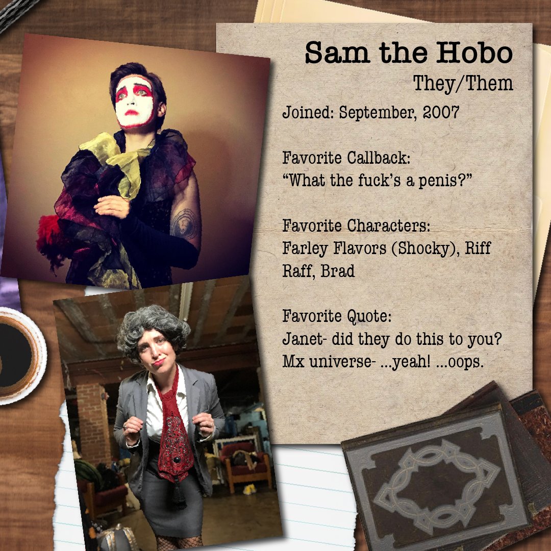 jccppgh's tweet photo. We're kicking off Cast Member Appreciation 
Month with our Irwin Lapsey, the one and only Sam 
the Hobo! https://t.co/d6dqQFCwRg
