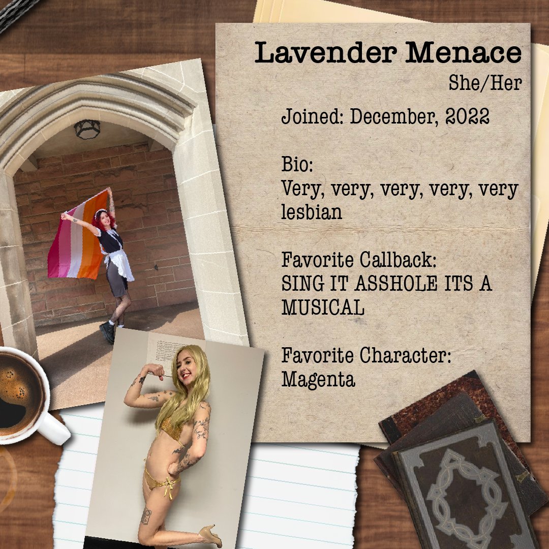 jccppgh's tweet photo. Our Cast Member Appreciation month continues with the lovely Lavender Menace! https://t.co/zzpHPJ1JqU