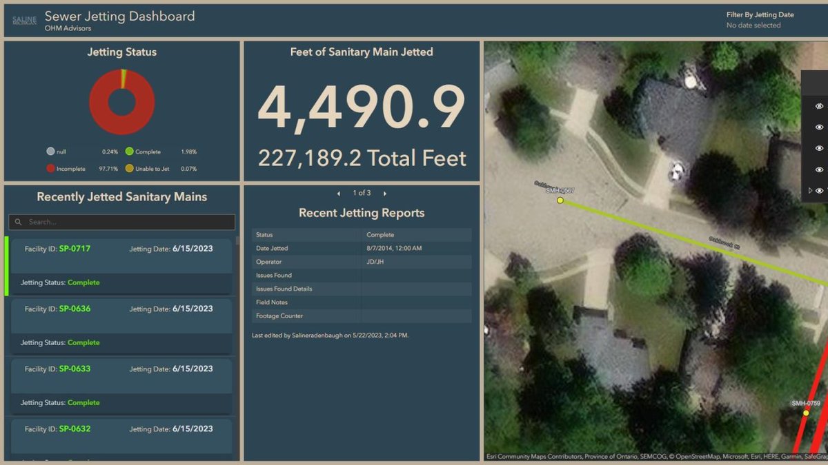 PaulTaylor43's tweet photo. For the @CityofSaline, Michigan, a #utility master plan and #GIS go hand in hand. GIS helps the city to track work, reduce costs, and plan #publicworks investments for years into the future. https://t.co/tZs4Pow7yD @EosGNSS https://t.co/uf8E1bYR6S