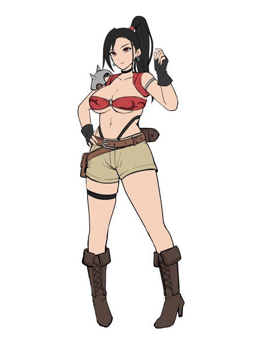 どっちのデザインにしようか
迷ってる。パンツも赤い方が
盗賊感あるような気がするんだよな…… 