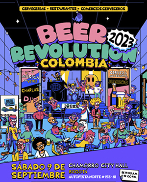 “Festival Beer Revolution Colombia”, el festival de cerveza artesanal, llega a Bogotá. El próximo sábado 9 de septiembre.👏😃🤚🍻