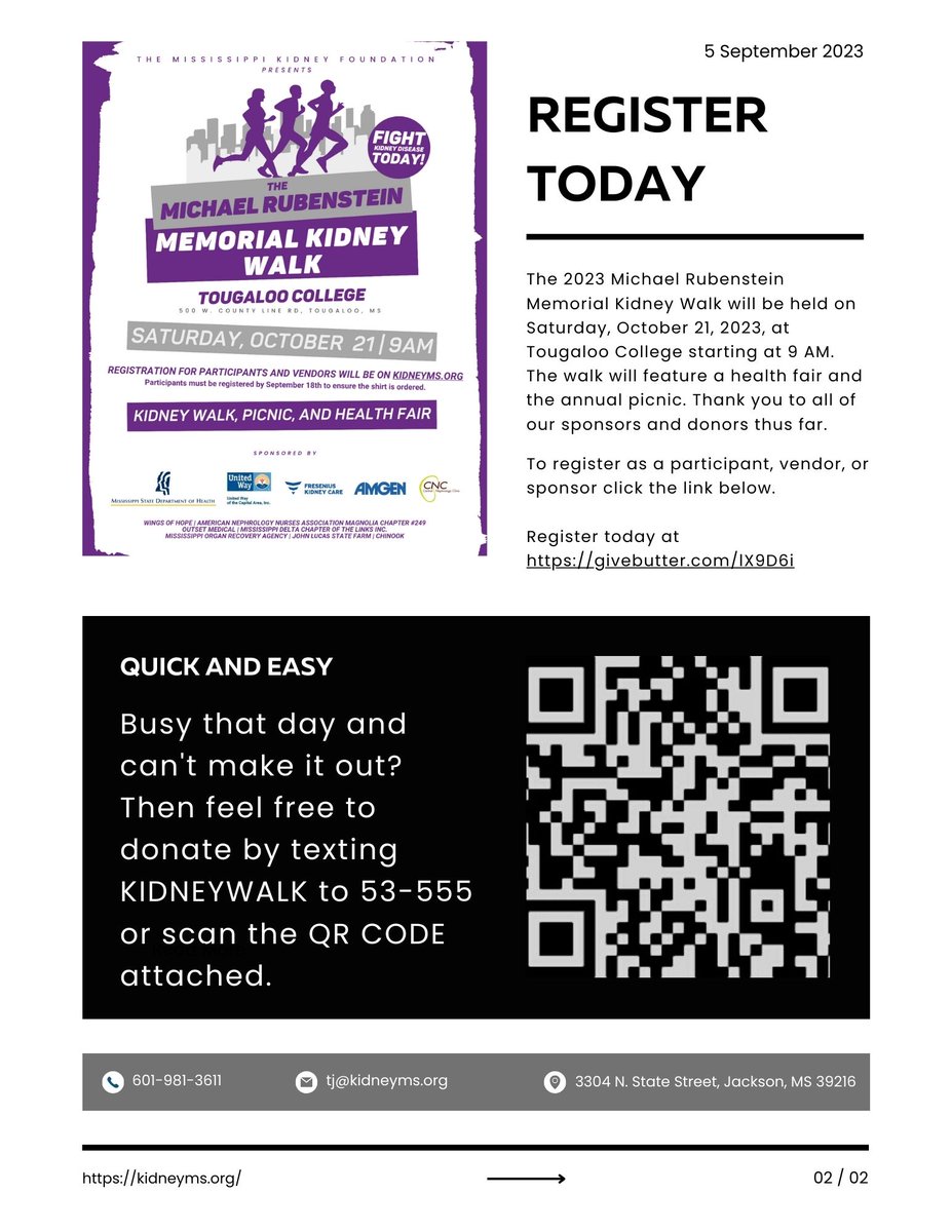Mississippi Kidney Foundation tweet media
