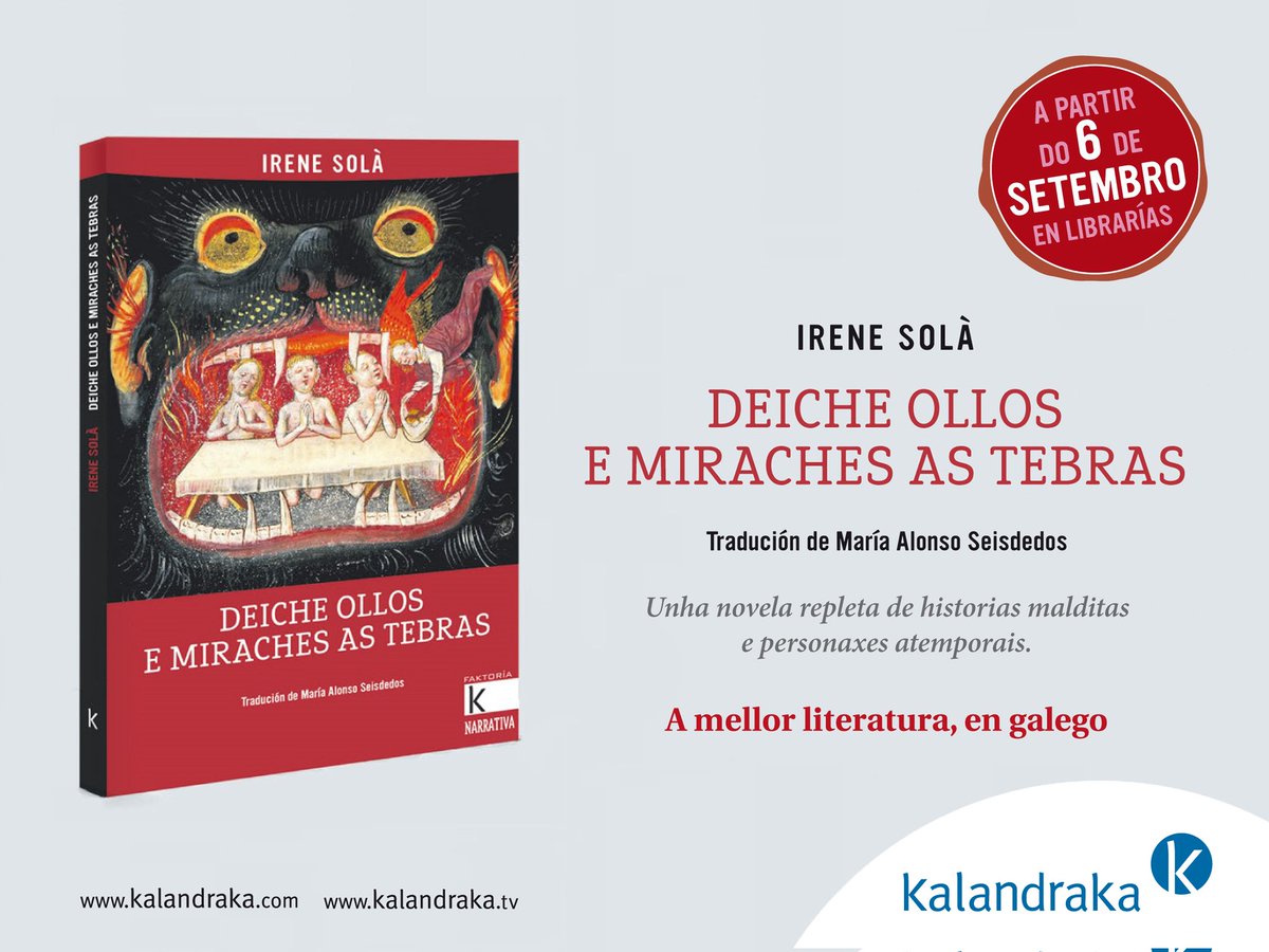 KalandrakaEdit's tweet photo. @_chispinha_ @mazadahorta Velaquí #DeicheOllosEMirachesAsTebras, de #IreneSola. A tradución #EnGalego volve ser, como en #CantoEuEAMontañaBaila, de #MariaAlonsoSeisdedos https://t.co/AFxc9ZbbP9