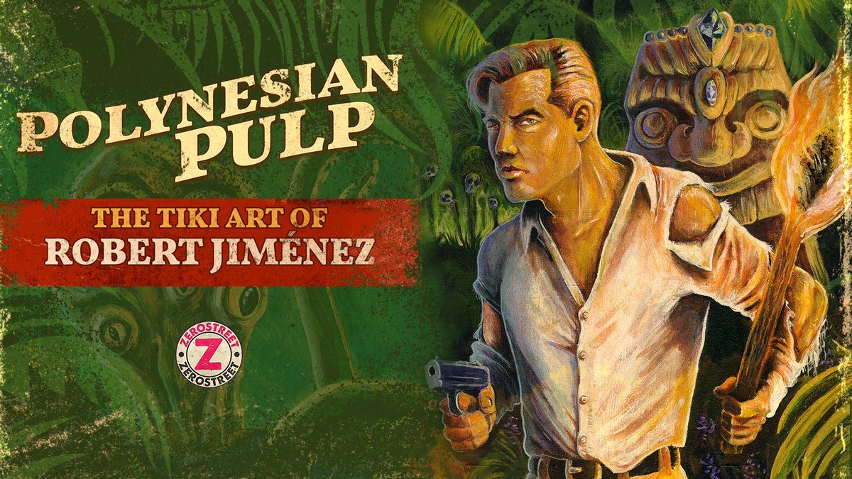 Zerostreet's tweet photo. Polynesian Pulp will be launching soon! Click below to be notified upon launch!
https://t.co/2PUnqk5vXm
#tiki #tikiart #pulp #robertjimenez #zerostreet #polynesianpulp #Book #tradingcards #kickstarter https://t.co/ocqFWpORIL