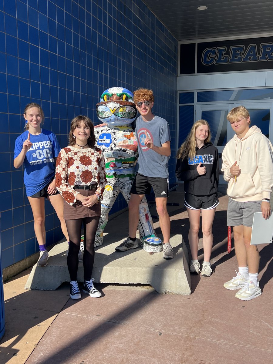 CCAHS's tweet photo. Students in Physics were practicing distance, vectors, and displacement with a Geocaching Escape room flair outside on the CCAHS campus last week!
These are the winning groups.
#raiseyourvibration #STEMeducation #STEM #ccaclippers https://t.co/a8sgAL7Wbb