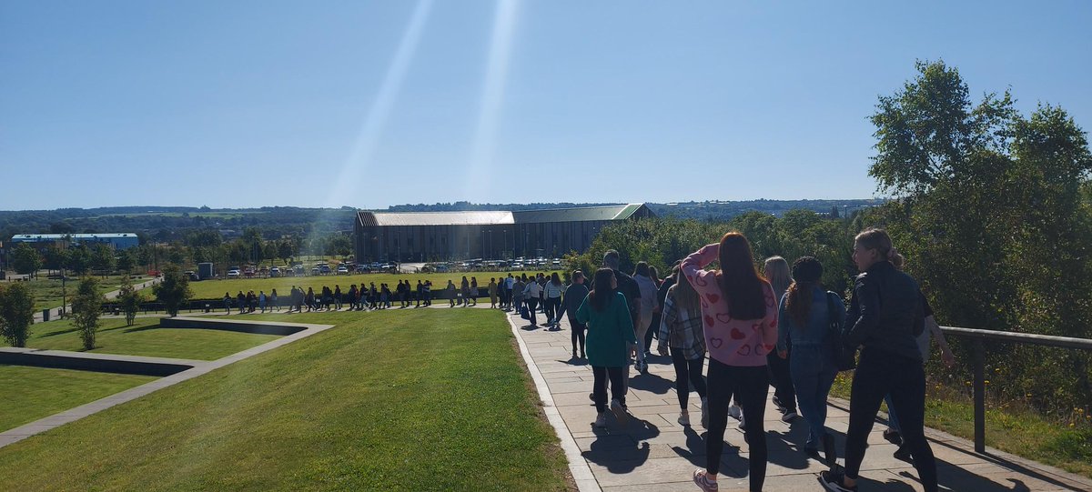 Our 2023 BSc Nursing students undertook The Undergraduate Mile a Day for the 1st time today #TUMAD. We chose a mile from Centre for Health Science over the Golden Bridge, passed the <a href="/NHSH_NTC/">National Treatment Centre Highland</a> to Aurora House. Beautiful weather, amazing company. 🚶‍♀️🚶😀