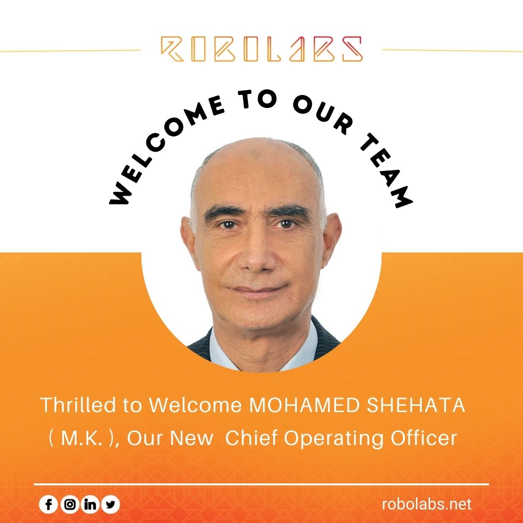 We are excited to welcome our new Chief Operating Officer at RoboLabs, Mr. Mohamed Shehata! With over twenty years of engineering management experience across diverse industries.
#RoboLabs #COO