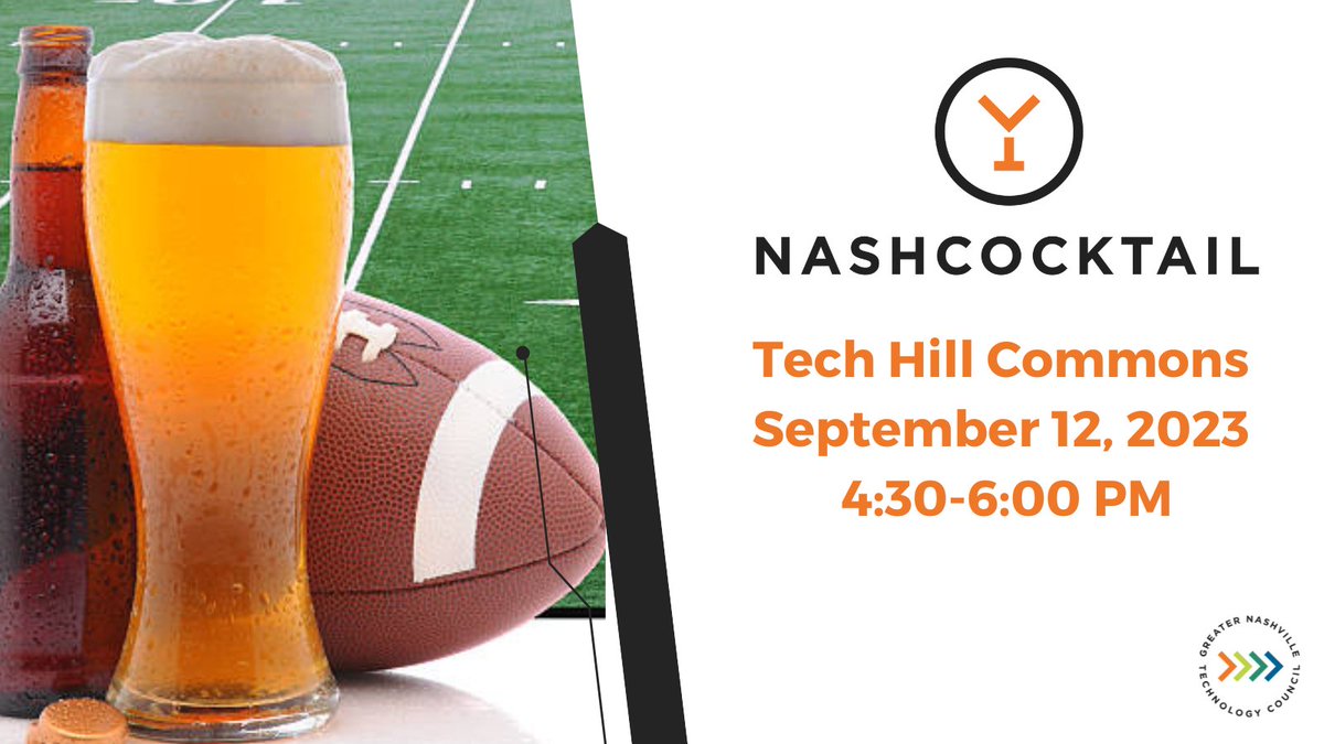 nashtechcouncil's tweet photo. Come and find your next TechStar or even your next employer, meet with potential clients, and rub elbows with Nashville's most driven and motivated technology folks. Free beer aside, the networking will be worth the trip! 

This monthly social opportuni... https://t.co/AJcKo6fjPK https://t.co/hoPhBp5lMV