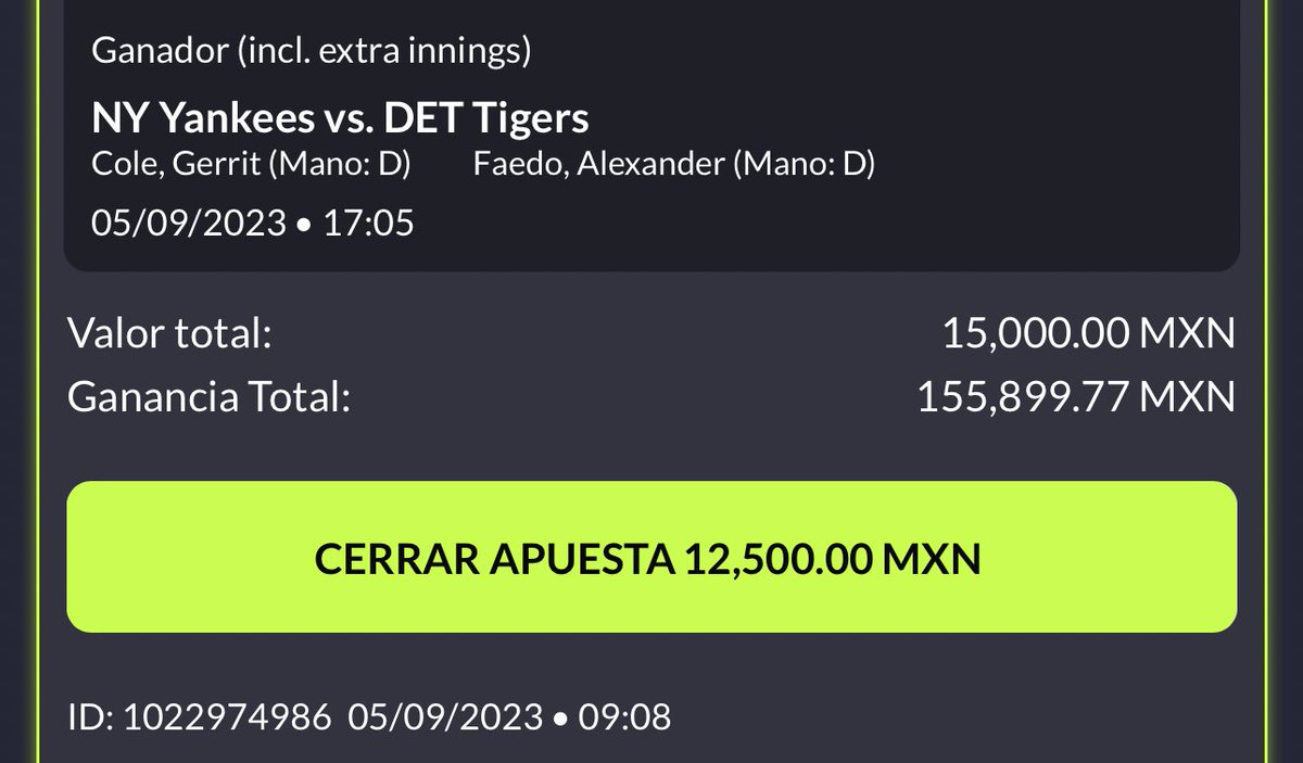 hugowx_'s tweet photo. Lista la 💣 de hoy, tiene momio +1000

Son 4 juegos como los anteriores parlays que ganamos, inician en la tarde

No soy mucho de intentar parlays pero saben que cuando le entro, ganamos, ya van 2 ganados en la semana

Lo publico GRATIS ya si hay varios ♥️🗯️🔄 en este Tweet 👀👀 https://t.co/wVX8s4IYVB