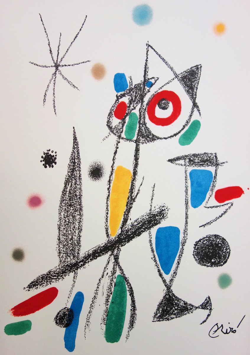 シンプルであること。
これは自由を獲得することを意味する。

─ジョアン・ミロ
#JoanMiró
🇪🇸April20 1893−Dec25 1983
画家、彫刻家
🎨MARAVILLAS, THE CAT