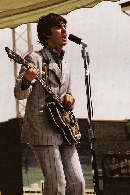Beatles Archive (@beatlesarchive2) on Twitter photo Paul McCartney on stage at Crosley Fields in Cincinnati, 21st August 1966
#TheBeatles via <a href="/SgtPepper1710/">Laurent The Walrus</a> Paul McCartney on stage at Crosley Fields in Cincinnati, 21st August 1966
#TheBeatles via <a href="/SgtPepper1710/">Laurent The Walrus</a>