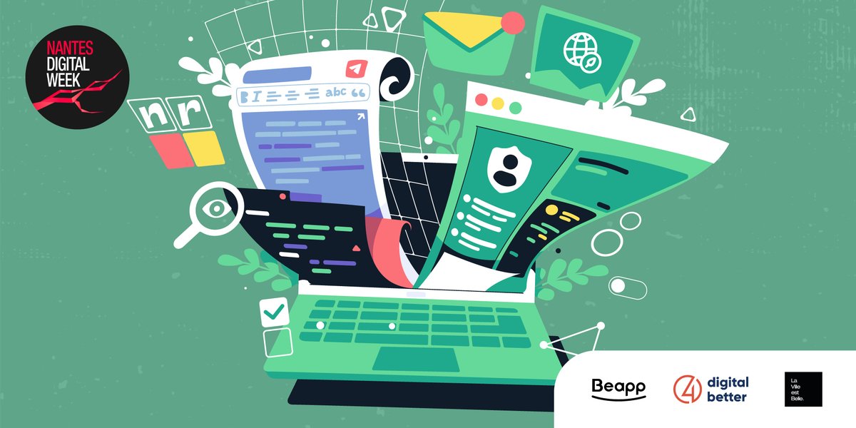 Pour tout savoir sur la manière d'engager votre transition vers un Numérique Responsable, on vous donne rendez-vous le 19/09 à la <a href="/NantesDigitalW/">Nantes Digital Week</a> pour notre matinée événement avec nos amis de chez <a href="/fruggr/">fruggr x digital4better</a> ! Détail et inscription 👉 eventbrite.fr/e/billets-reus…