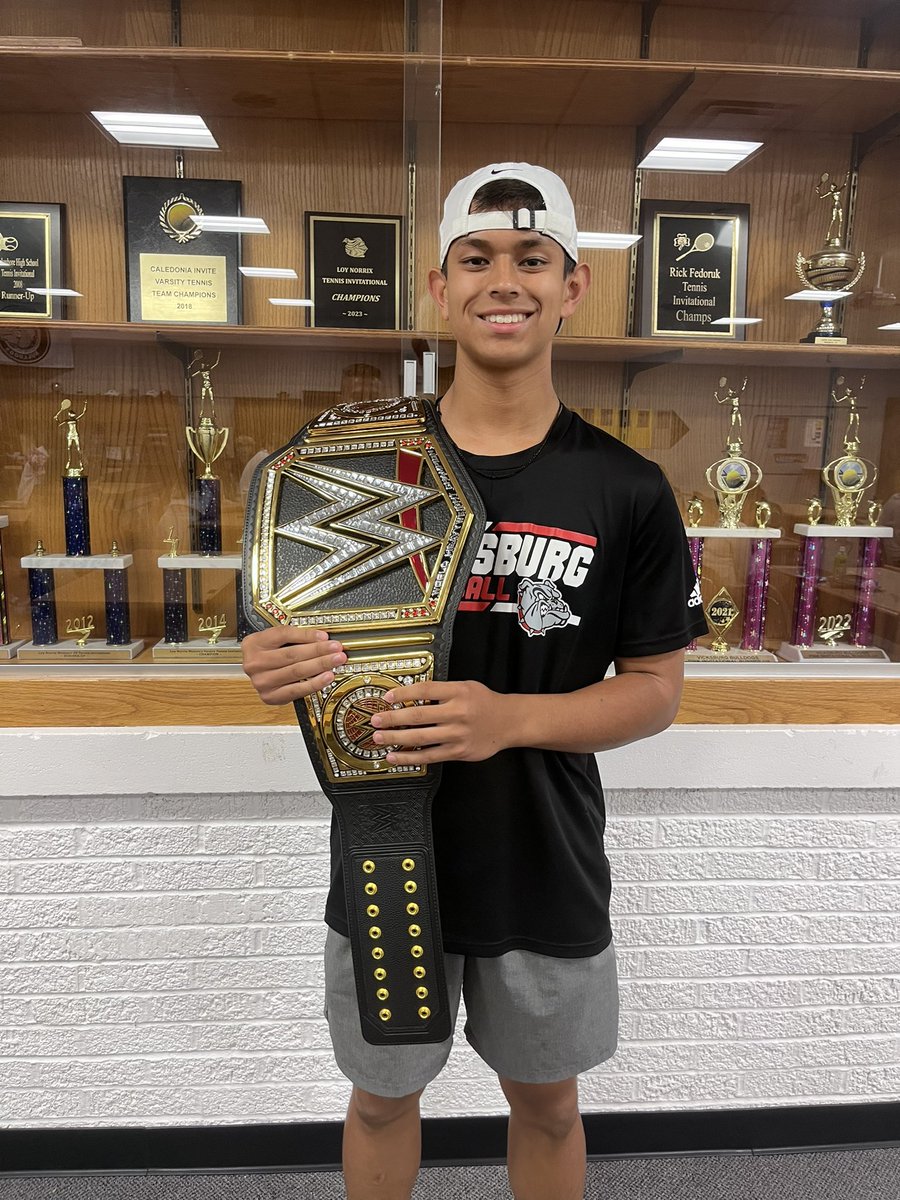 nfoley21's tweet photo. New this season. We are honoring a player each week as our D.A.W.G of the week. We are recognizing Maddox Rosalin. Maddox is undefeated to start the season and has not given up a set. 

Discipline.
Attitude.
Work.
Growth. https://t.co/0ETuqMIPxm