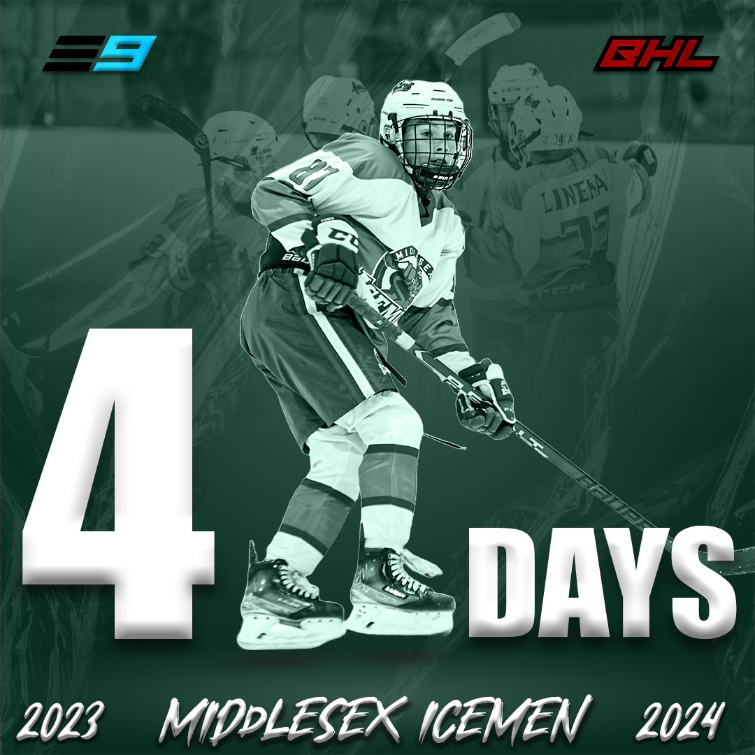 The start of the @e9bhlhockey regular season is just 4️⃣ days away! Who else is excited for Icemen hockey to be back? 🤩