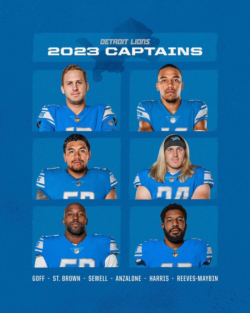 Lions's tweet photo. Our 2023 team captains, as voted by the players

 #OnePride https://t.co/gzlqBFMOtE