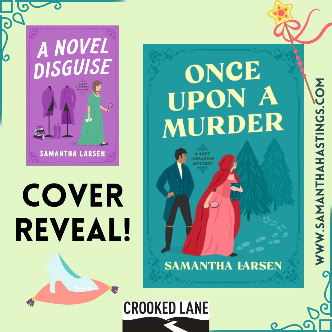 HastingSamantha's tweet photo. The second Lady Librarian mystery is coming February 20, 2024 from Crooked Lane Books!!! Isn't the cover gorgeous?

Preorder ONCE UPON A MURDER 
Goodreads: https://t.co/rrv4wBoDRi
Amazon: https://t.co/BomvpllMgy
BN: https://t.co/blJRPVfgPK

@crookedlanebks #Cozy #cozymystery https://t.co/qgMnogHcq6