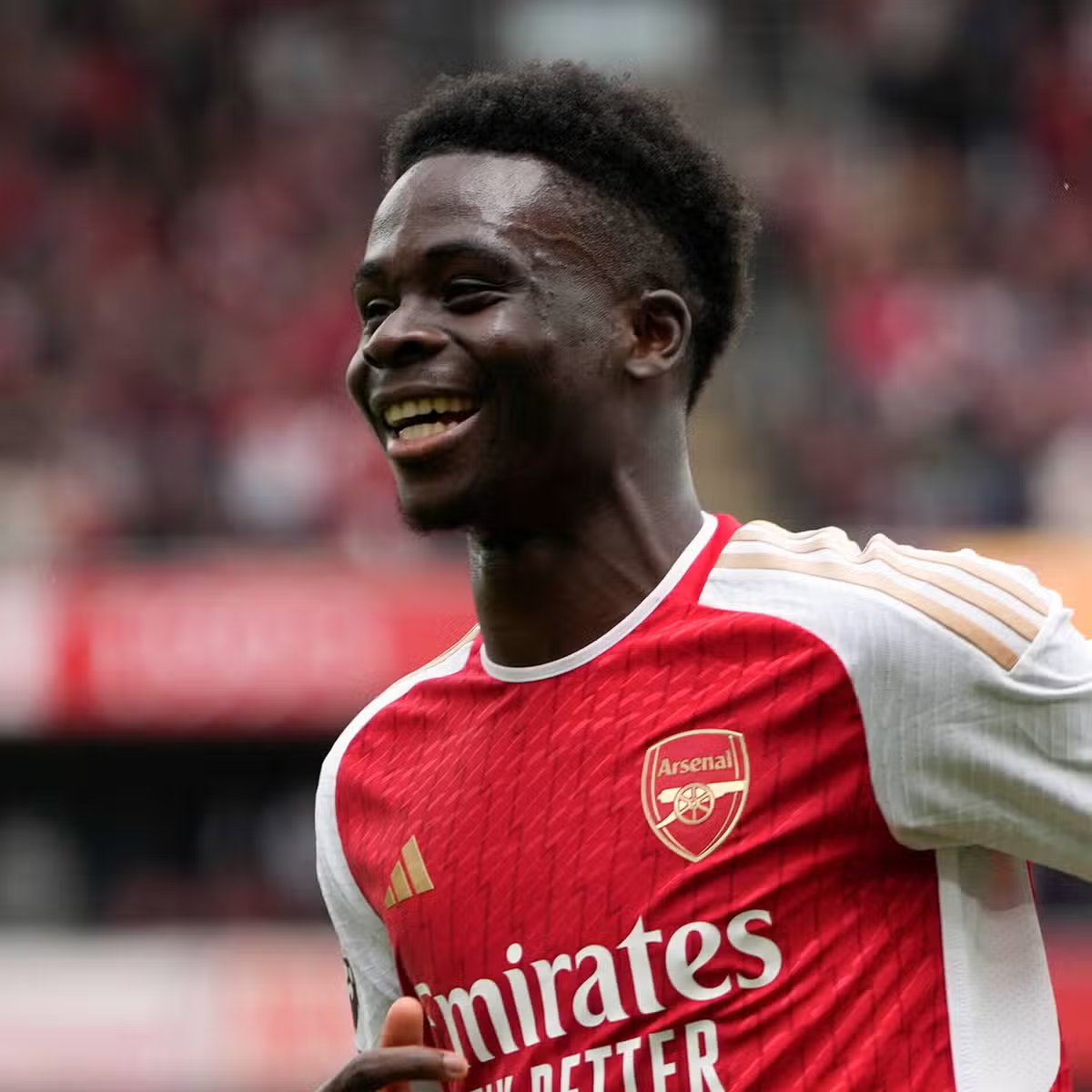 TheArsenal1913's tweet photo. To celebrate Bukayo Saka's 22nd birthday, here's a thread of his greatest moments for The Arsenal so far 🧵🔴 https://t.co/DAXFY3AxDC