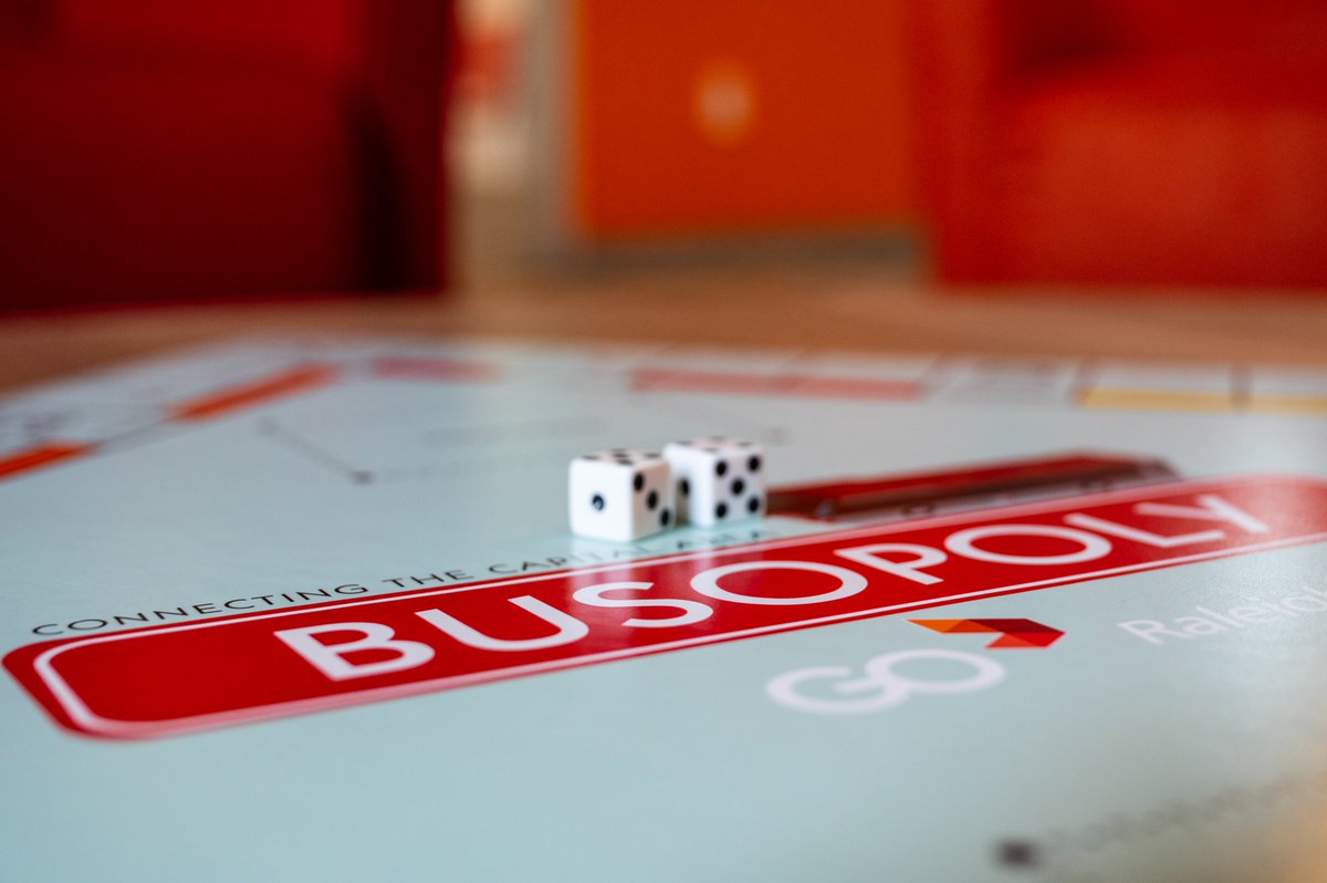 GoRaleighNC's tweet photo. Sign up to start playing Busopoly where you can earn points and win prizes! Learn more at https://t.co/19gfiTh1ZM https://t.co/GD5qTVmGpF