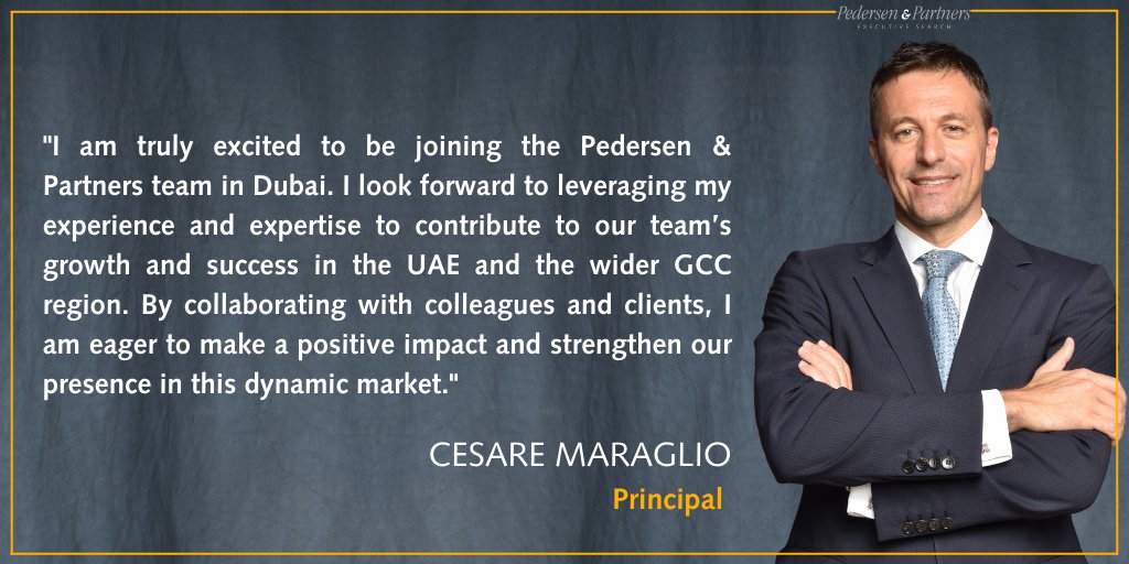Cesare Maraglio joins our #Dubai office as a Principal. He brings 15+ years of #Government #Relations, #PublicPolicy, and #ExternalAffairs expertise. He acquired expertise in #strategic #planning, #stakeholder #engagement, #business #strategy, and #global #trade collaborations.