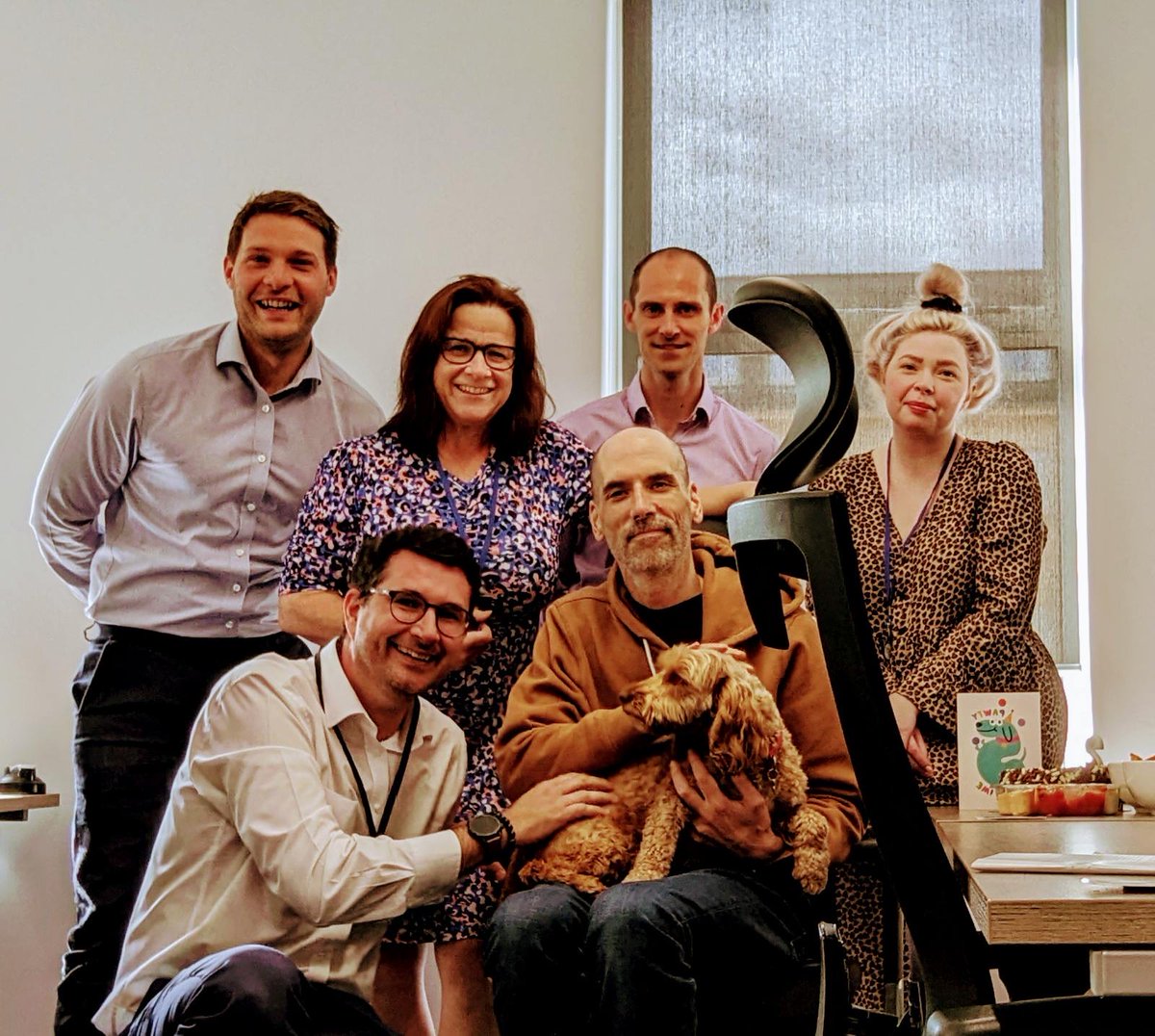 PrivateOfficeHQ's tweet image. We celebrated a very happy 2nd birthday of our Bath office dog, Jemima Bowes last week - let&apos;s just say we have the best days when she is in! 🐕‍🦺

#officedog #workingenvironment #dogsoftwitter