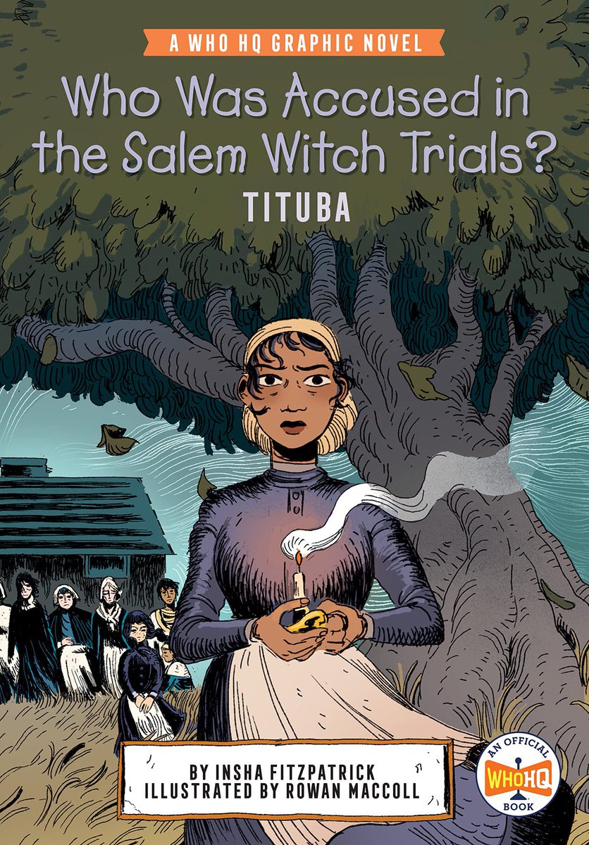 OUT TODAY! 🕯️Being able to tell Tituba’s story was one of the most haunting, heartbreaking and dynamic things I had the privilege of doing. This book is spooky, horrific, and a story that everyone should know! Also, @skulkingfoxes’ art?!??!?!?! GORGEOUS!

penguinrandomhouse.com/books/652826/w…