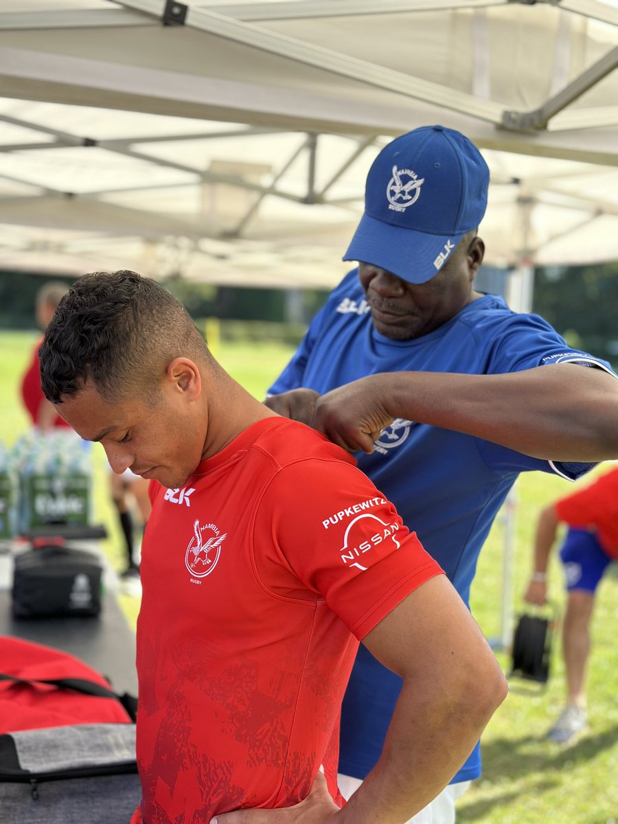 namibia_rugby's tweet photo. ℹ️ Flag Fact
.
🔴 Red represents the Namibian people, their heroism and their determination🇳🇦!

#RWC2023 #BornToBeBrave #Namibia #TheBoysInBlue #TheBoysInRed #TrainingDay https://t.co/tm6NWTFg6V