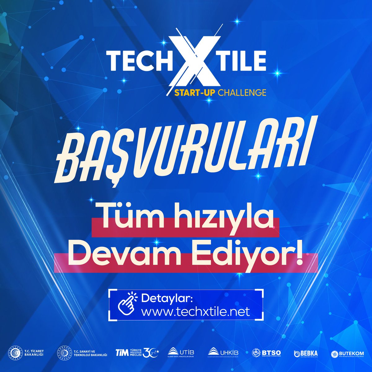 techxtile_'s tweet image. Sektöre yön verecek iş fikrinle birlikte seni, TechXtile Start-Up Challenge’a bekliyoruz!

#techxtile #startupchallenge #tekstil #inovasyon #arge #tasarım #girişimcilik #hazırgiyim #UTİB #UHKİB #marketing #smallbusiness #success #motivation #sürdürülebilirlik