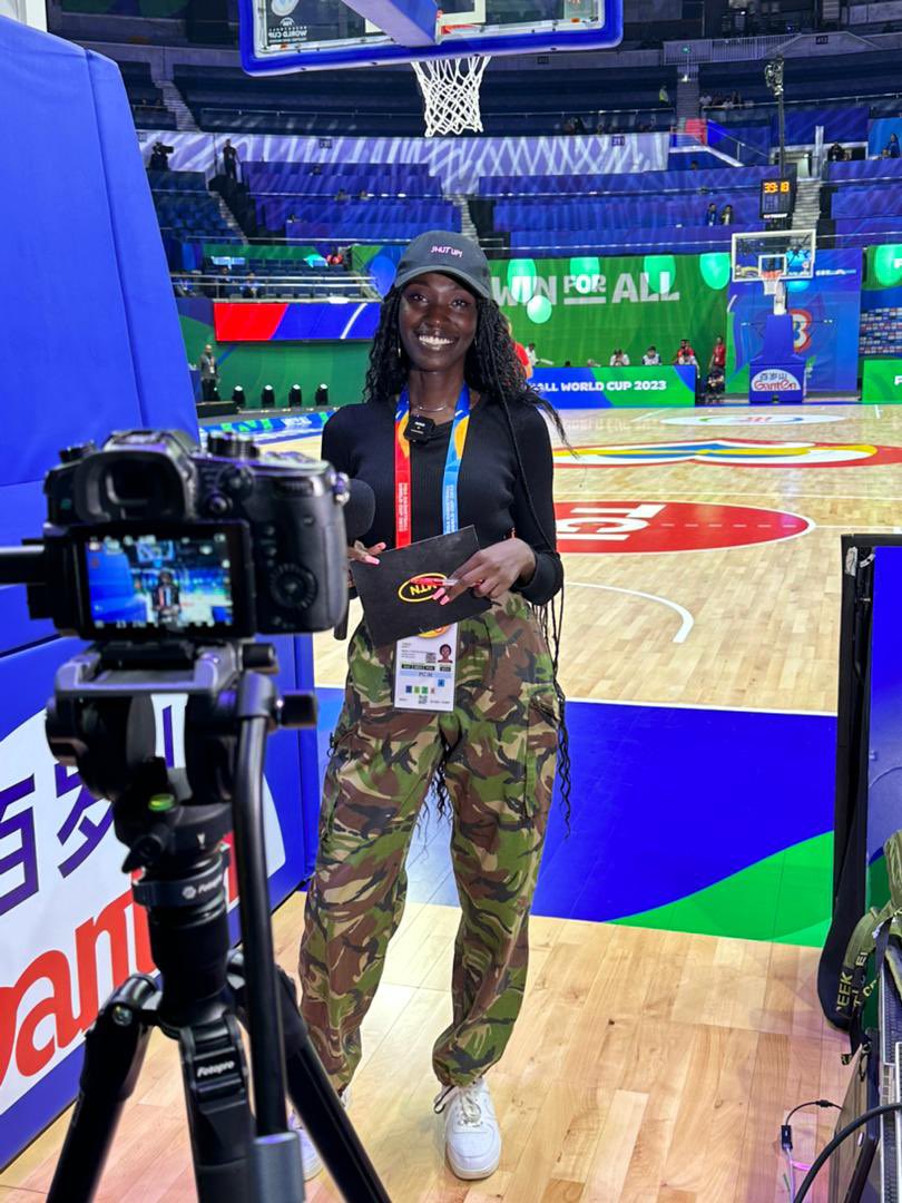 What a privilege it is to be the First South Sudanese journalist to cover a FIBA World Cup! Thanks to @MTNSSD for this opportunity and experience. Through our newest product MTN TV+ app I get to practice my journalism profession and still be in the cooperate environment. 1/2