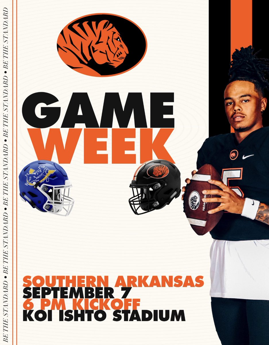 ECUTigersFB's tweet photo. Just over 48 hours from our home opener at Koi Ishto! #BeTheStandard https://t.co/87MZ6qziyf