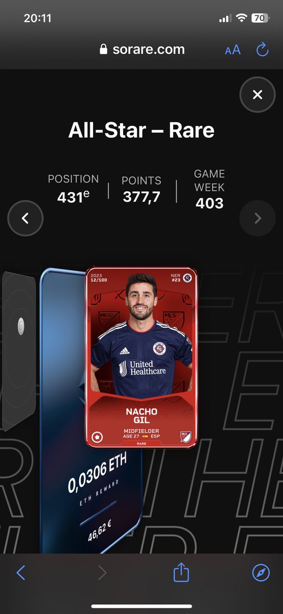 J’ai eu Carles Gil en T5 au fromage 🧀