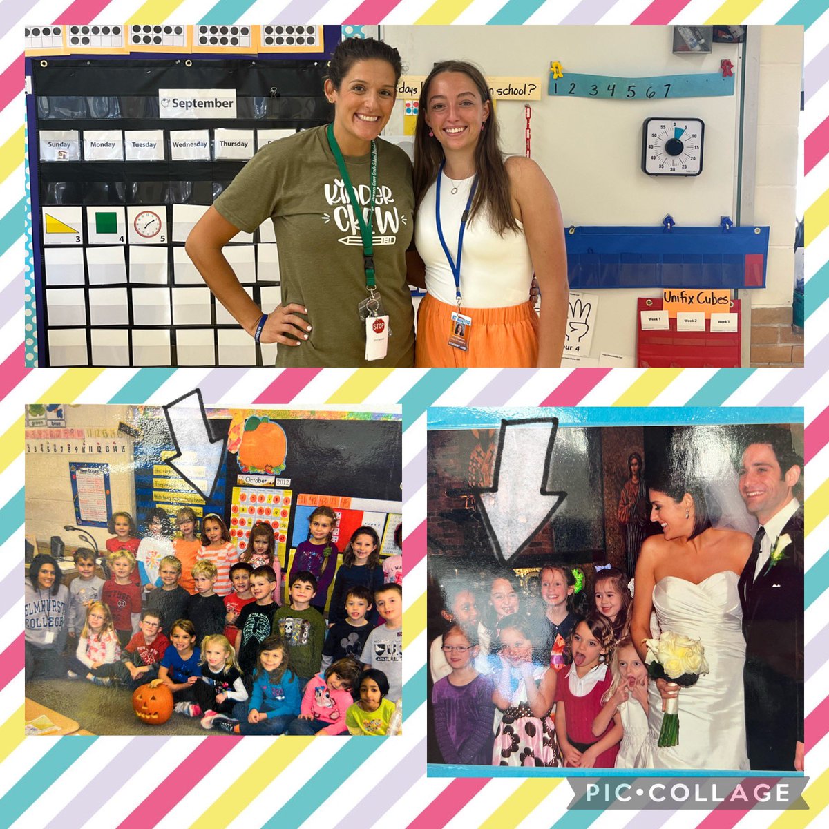 From 1st grade student to Intro to Teaching student! I’m thrilled to work with Miss Stapleton this year. ❤️ #fa58share #dg58pride #dgspride