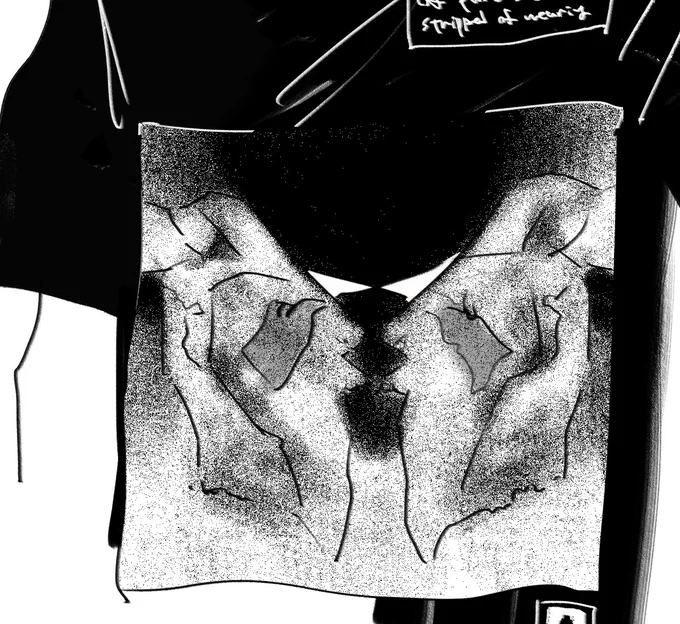 シャツの柄、ちゃんと描いた方が"興奮する"からな 