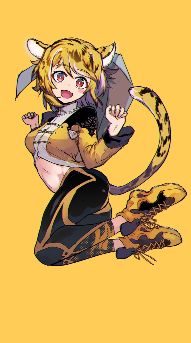 「太極服+スポーツタイツOC 」|龍トウのイラスト