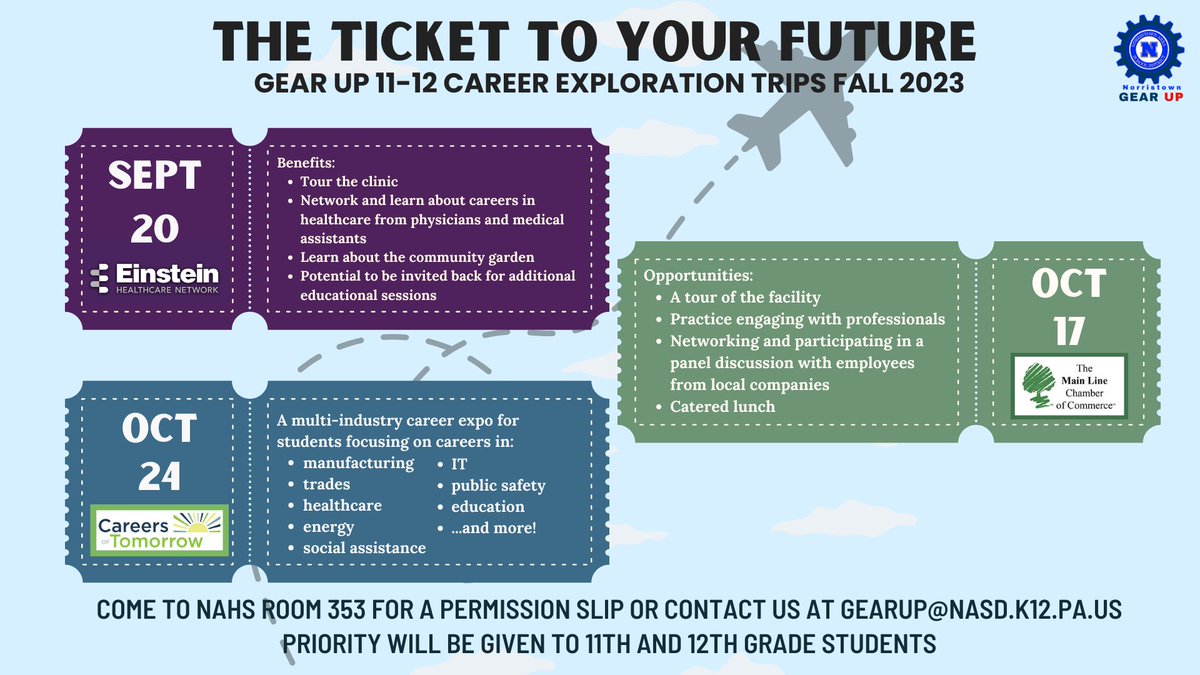 Norristown GEARUP tweet media