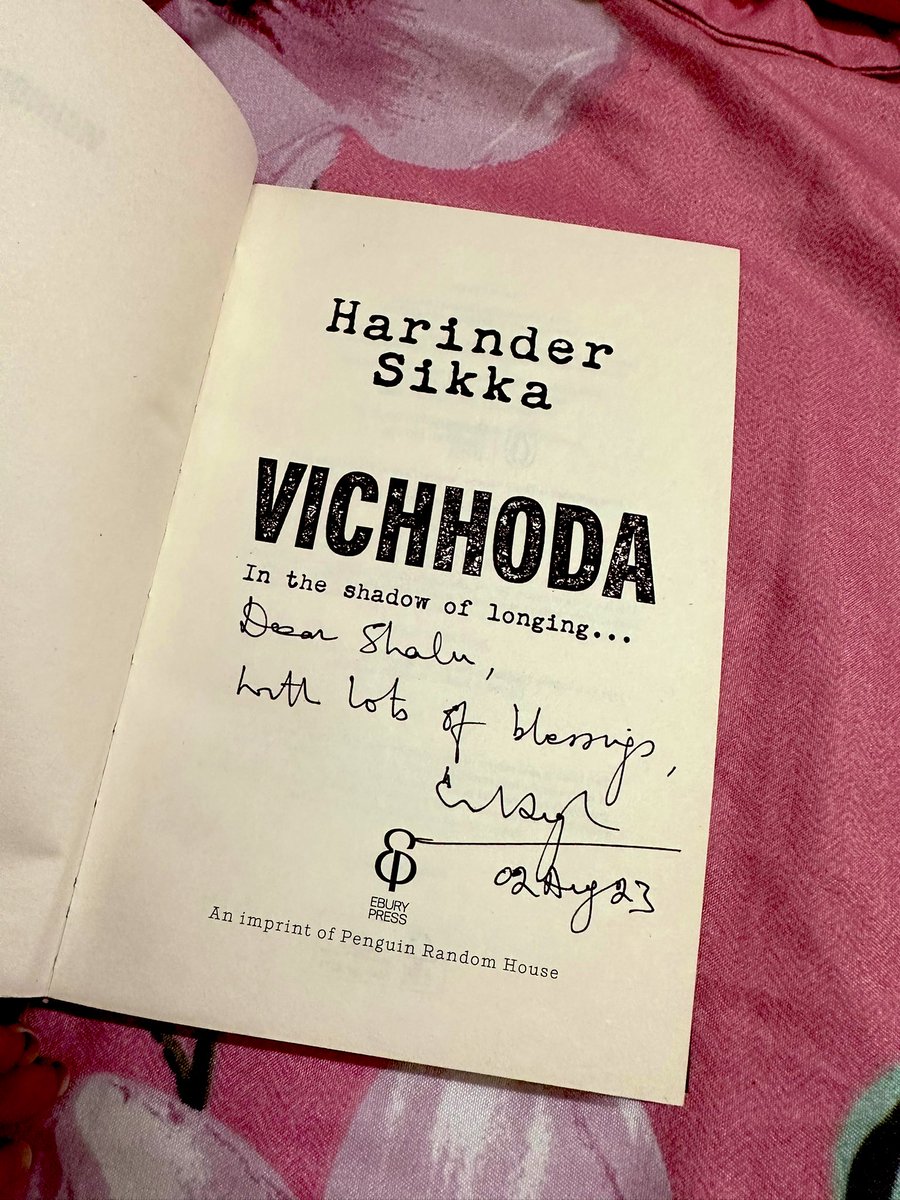 Finished reading #Vichhoda by @sikka_harinder sir

I must say meeting you and listening to you advices for life are just amazing

Thanks for signing book and letting me into world of Bibi Amrit Kaur

I will definitely read #CallingSehmat now