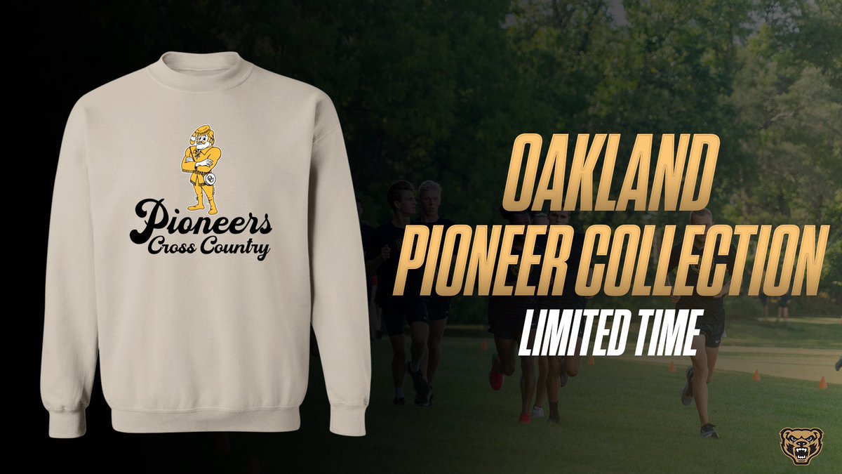 Check out the new pioneers gear online! 💛🖤🐻 shop.goldengrizzlies.com