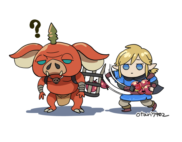 リンク(ゼルダの伝説) 「無断回収業者【ティアキン】」|めかのイラスト