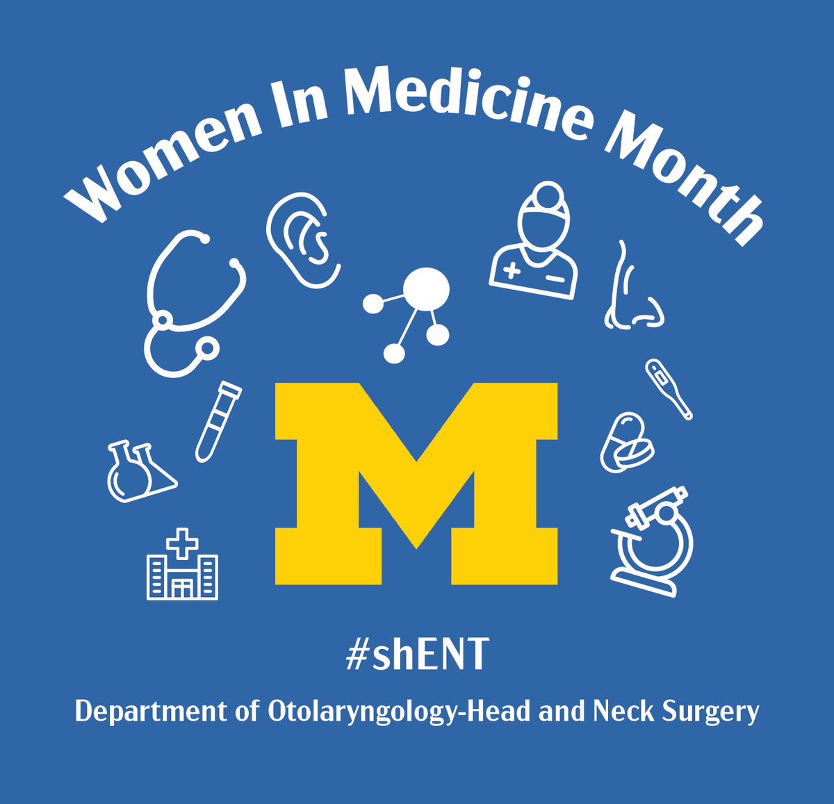 September is Women In Medicine Month which celebrates women physicians, fellows, residents & med students. We are grateful for all the women who heal, teach & inspire us each & every day. #WIMMonth #shENT