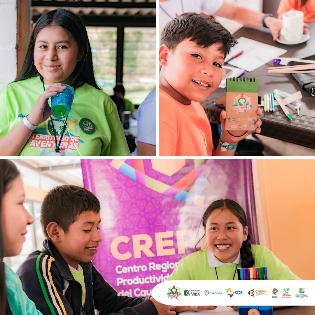 crepic's tweet photo. En #Silvia, Cauca, 35 niños y jóvenes se unieron en el taller para preparatorio para el Pitch Científico. Guiados por un facilitador, dieron forma a desafíos e ideas para investigar. #TerritorioDeAventuras @MincienciasCo @GobCauca @UCooperativaCol https://t.co/qrlHZlLYZs